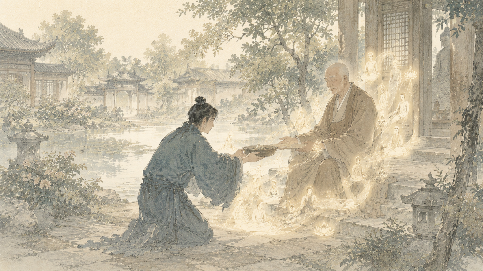 第 11 品第 1 张配图：若福德有实，如来不说得福德多。