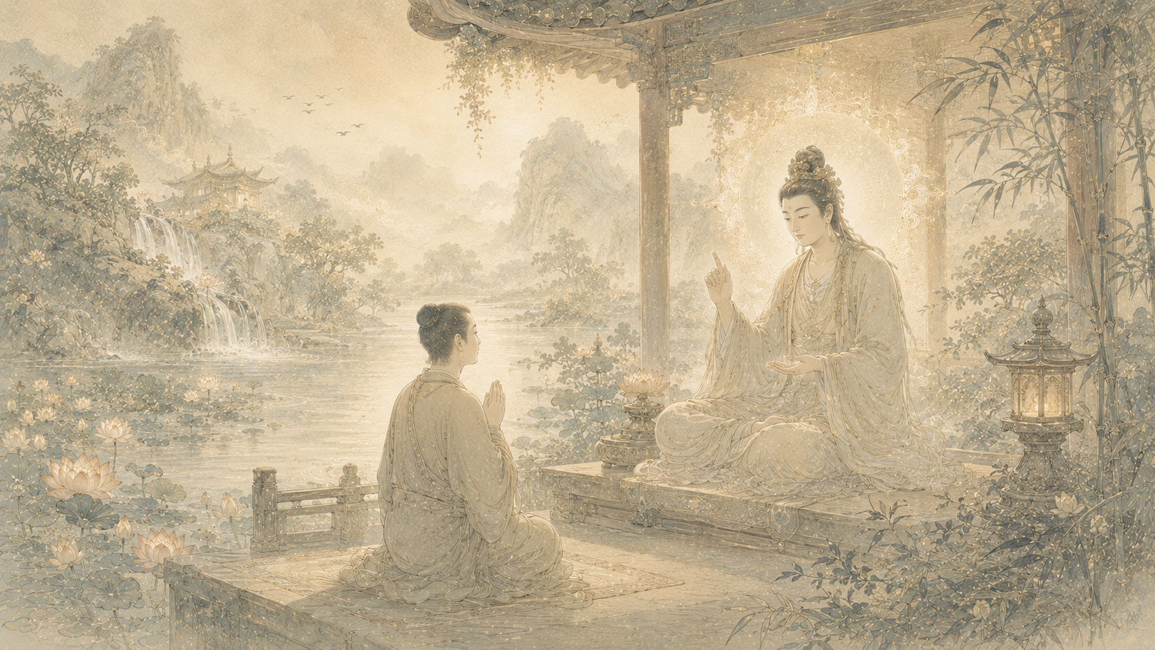 第 27 品第 2 张配图：发阿耨多罗三藐三菩提心者，说诸法断灭。莫作是念！